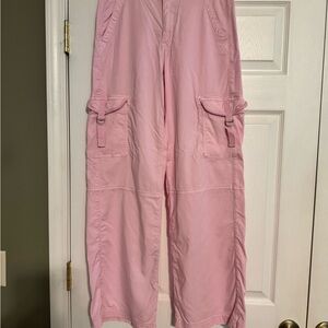 American Eagle Outfitters Pink Track Pants